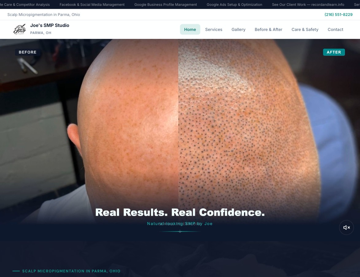 Joe's SMP Studio website